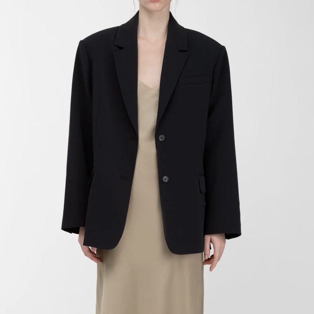 Oak and Fort oversized Black Women's Blazer
